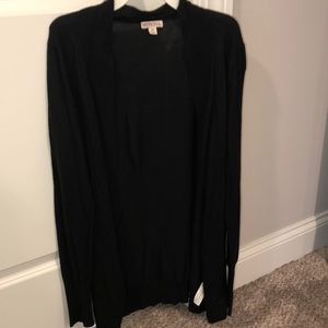 Black cardigan